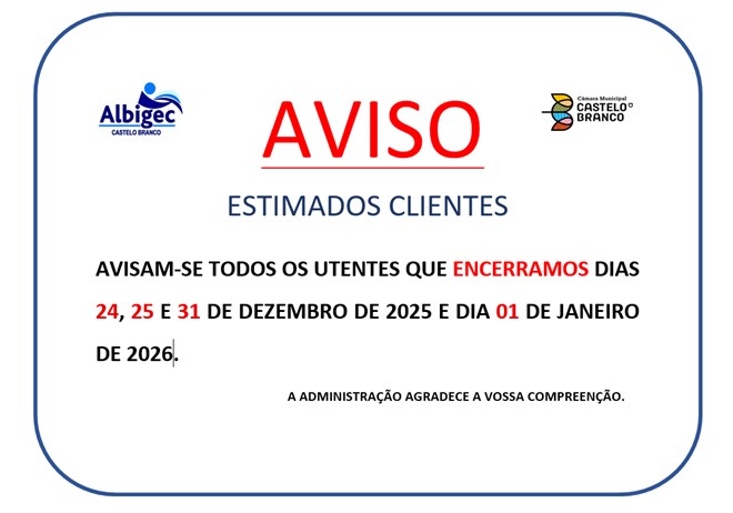 Aviso Natal 2025