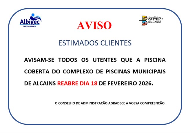 Reabertura Piscina Alcains